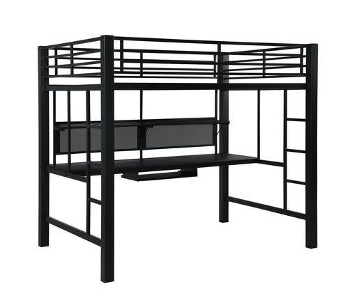 Avalon Full Workstation Loft Bed Black image