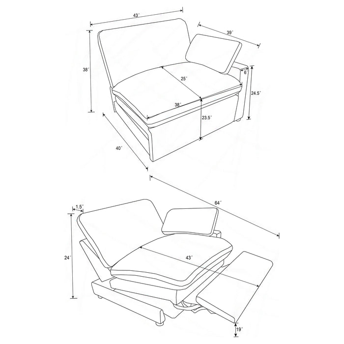 Collins Power Reclining Loveseat