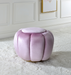 Heiress Bubblegum Pink Velvet Ottoman image