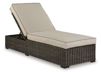 Coastline Bay Outdoor Chaise Lounge with Cushion