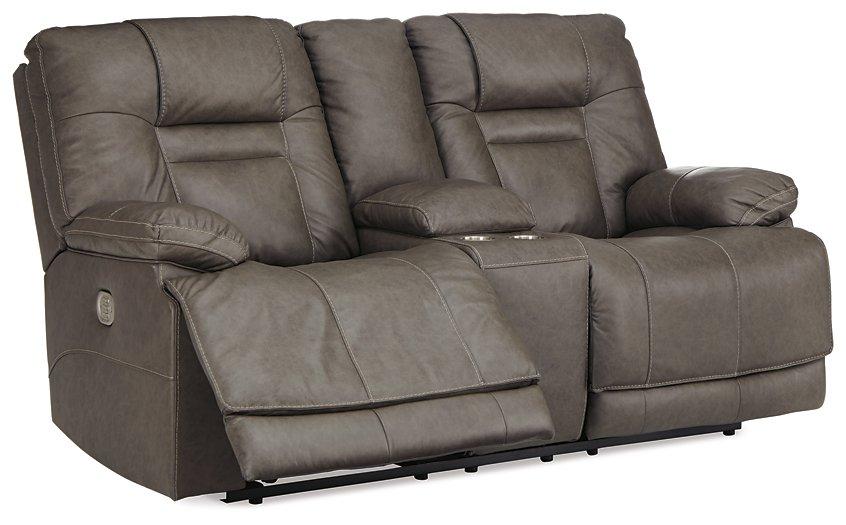 Wurstrow Power Reclining Loveseat with Console