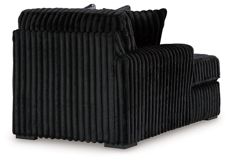 Midnight-Madness Sectional Sofa with Chaise